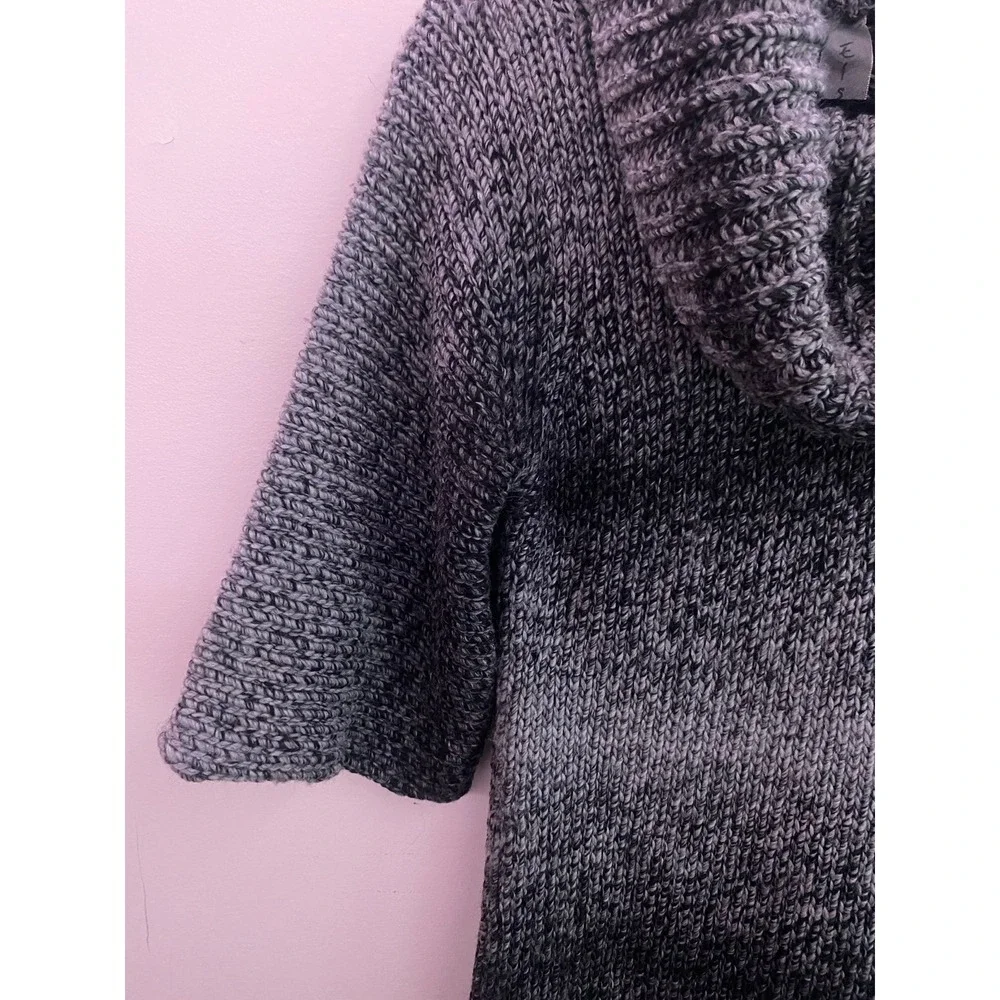 Anthropologie Elsamanda Cowl Neck Ombré Striped Tunic Sweater Size S - Picture 3 of 12